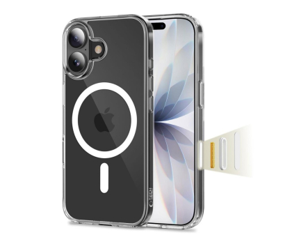 Etui do telefonów TECH-PROTECT Flexair Hybrid Cc Magsafe do Iphone 17 Clear 5906302319619